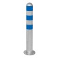 Buy EV Charging Point Protection Bollards | Sub Surface Mounted Blue Reflectors Hot Dip Galvanised 