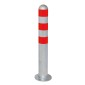 Buy EV Charging Point Protection Bollards | Bolt Down Red Reflectors Hot Dip Galvanised 