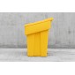 200L Grit Bin In Yellow - Medium Size With Forklift Slots