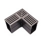 Alusthetic Stainless Steel Threshold Channel Drainage System Corner Connector Piece