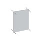Wall Mountable Flat Mirrors | Shatterproof & Anti-scratch | Vialux  | 400x1200mm With Frame