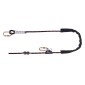 JSP Adjustable 2m Rope Grab Restraint Lanyard | 2 Karabiners | FAR0420 
