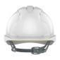 JSP EVO2 Helmet Slip Ratchet Mid Peak Vented | White