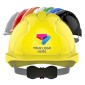 JSP EVO3 Custom Branded Helmet Wheel Ratchet Mid Peak Vented | Front Logo