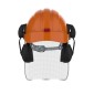 JSP EVO3 Helmet Slip Ratchet Mid Peak | Ear Defenders & Visor Included
