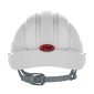 JSP EVO3 Helmet Slip Ratchet Mid Peak Vented | White