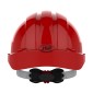JSP EVO3 Helmet Wheel Ratchet Mid Peak Non-vented | Red