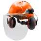 JSP EVO3 Visor & Ear Defender Hard Hat Kit | Orange