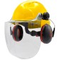 JSP EVO3 Visor & Ear Defender Hard Hat Kit | Yellow