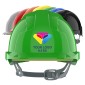 JSP EVOLite Custom Branded Helmet Wheel Ratchet Mid Peak Vented | Front Logo