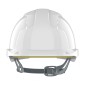 JSP EVOLite Mid Peak Slip Ratched Safety Helmet Vented | White