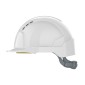 JSP EVOLite Mid Peak Slip Ratched Safety Helmet Vented | White