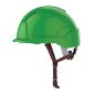 JSP EVOLite Skyworker Micro Peak Wheel Ratchet Safety Helmet Vented | Green