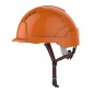 JSP EVOLite Skyworker Micro Peak Wheel Ratchet Safety Helmet Vented | Orange