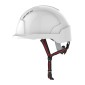 JSP EVOLite Skyworker Micro Peak Wheel Ratchet Safety Helmet Vented | White