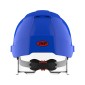 JSP EVO VISTAlens Wheel Ratchet Safety Helmet Vented | Blue/Smoke