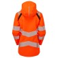 Pulsar Life LFE960 Ladies Rail Spec Hi Vis Orange Waterproof Shell Jacket