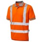 Pulsar Protect Rail Spec Orange Short Sleeved Polo Shirt PR176