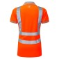 Pulsar Protect Ladies Hi Vis Orange Polo Shirt PR701