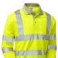 Pulsar Protect Yellow Hi-Vis Long Sleeved Polo Shirt P458