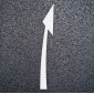 Traffic Lane Deflection Right Arrow - Thermoplastic Road Marking