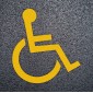 Disabled Road Sign For Parking Bays Thermoplastic