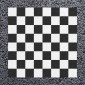 Chessboard Playground Marking Monochrome (2500mm x 2500mm) | Preformed Thermoplastic