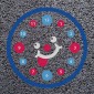 Smiley Face 12 Hour Clock Playground Marking (3000mm x 3000mm) | Preformed Thermoplastic