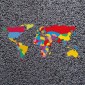Countries Of The World Playground Marking (6000mm x 3000mm) | Preformed Thermoplastic