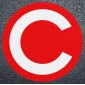 Congestion Charge Road Marking - Thermoplastic Roundel