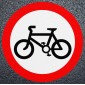 No Cycling Road Marking - Thermoplastic Roundel Dia. 951