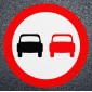 No Overtaking Road Marking - Thermoplastic Roundel Dia. 632