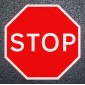 Stop Road Marking - Thermoplastic Symbol