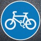 Cycles Only Road Marking - Thermoplastic Roundel Dia. 955