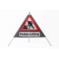 Quazar Chapter 8 Classic Hedge Cutting Roll Up Sign Package