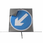 Keep Left/Right Sign dia. 610 - Classic Roll Up Sign / RA1 | 750mm | Face Only