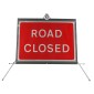 Road Closed Sign dia.7010.1 Classic Roll Up Road Sign