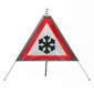 Ice Classic Roll Up Road Sign