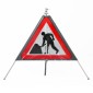 Men At Work Classic Roll Up Road Sign