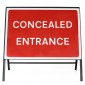 Concealed Entrance Sign - Zintec Sign Face | Face Only