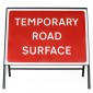 Temporary Road Surface - Metal Sign Face 7010c