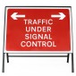 Traffic Under Signal Control - Metal Sign Face 7021