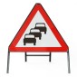 Queuing Traffic Ahead - Metal Sign Face 584