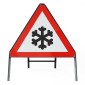 Ice Symbol Road Sign - Metal Sign Face 554.2