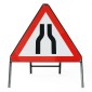 Road Narrows Both Symbol - Metal Sign Face 516