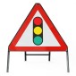 Traffic Signals Ahead Symbol - Metal Sign Face 543