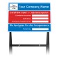 Dia 7008 Custom Information Board - Quick-fit 600x450mm - Dry Wipe Face Only