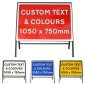 Custom 1050x750mm Sign Face  - Metal Road Sign - Face Only