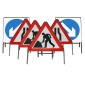 Metal Chapter 8 Compliant Road Works Sign Package