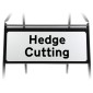 Hedge Cutting Supplementary Plate - Metal Sign